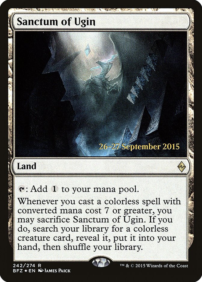 Santuario de Ugin [Promociones de presentación de Batalla por Zendikar] 