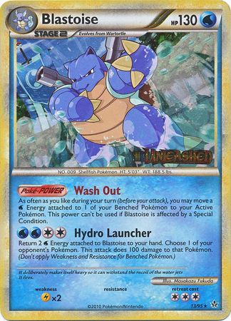 Blastoise (13/95) (Promoción de presentación) [HeartGold y SoulSilver: Black Star Promos] 