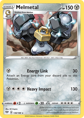 Melmetal (130/189) [Espada y escudo: Oscuridad en llamas] 