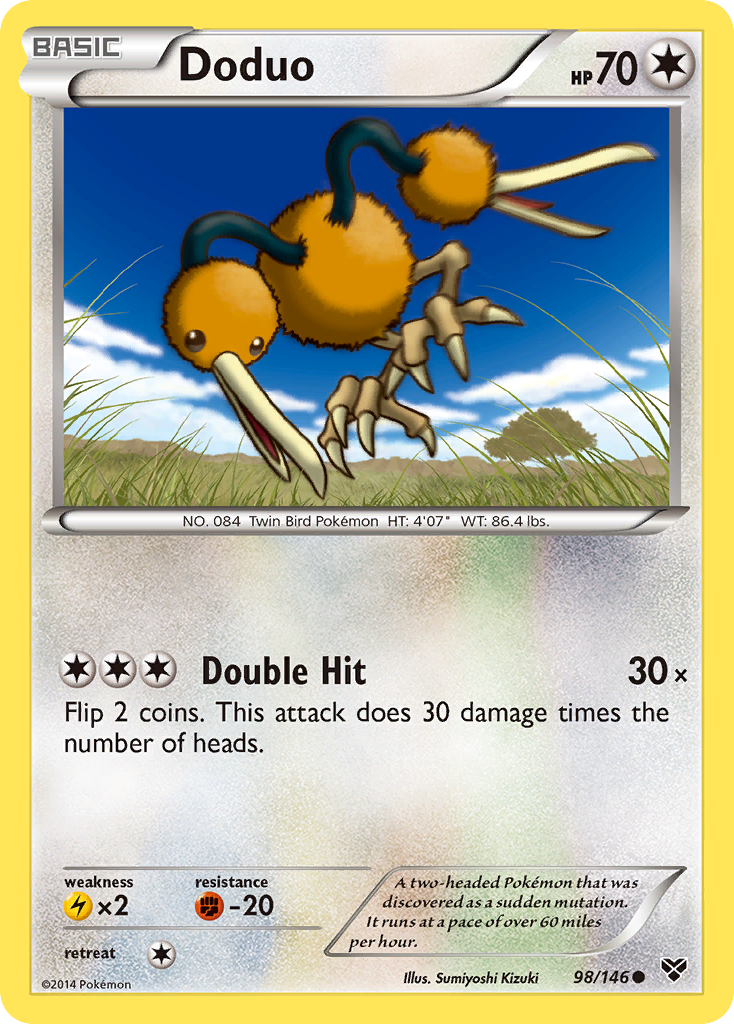 Doduo (98/146) [XY: Conjunto básico] 