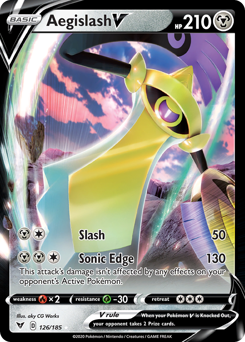 Aegislash V (126/185) [Espada y escudo: voltaje vivo] 
