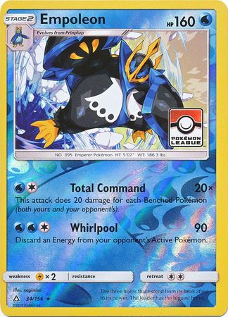 Empoleon (34/156) (Promoción de liga) [Sol y Luna: Ultra Prisma] 