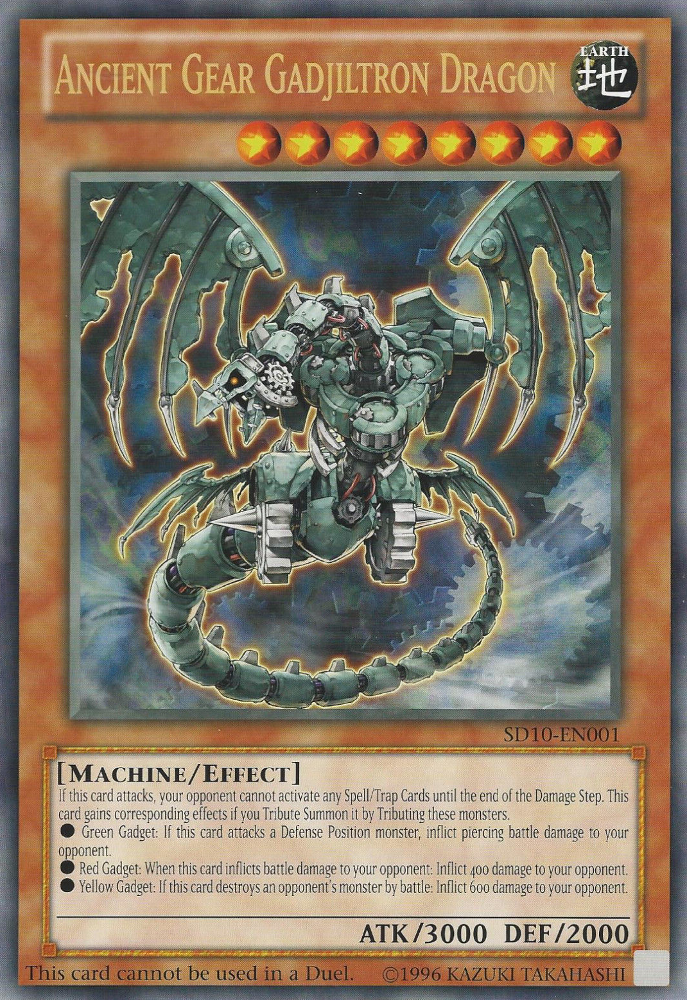 Promoción Ancient Gear Gadjiltron Dragon (de gran tamaño) (Machine Madness) [SD10-EN001] 