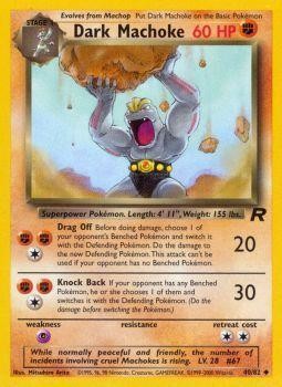 Machoke oscuro (40/82) [Team Rocket Unlimited] 