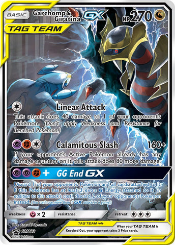 Garchomp y Giratina GX (SM193) [Sol y Luna: Promociones de Black Star] 