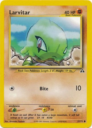 Larvitar (57/75) [Neo Discovery Ilimitado] 