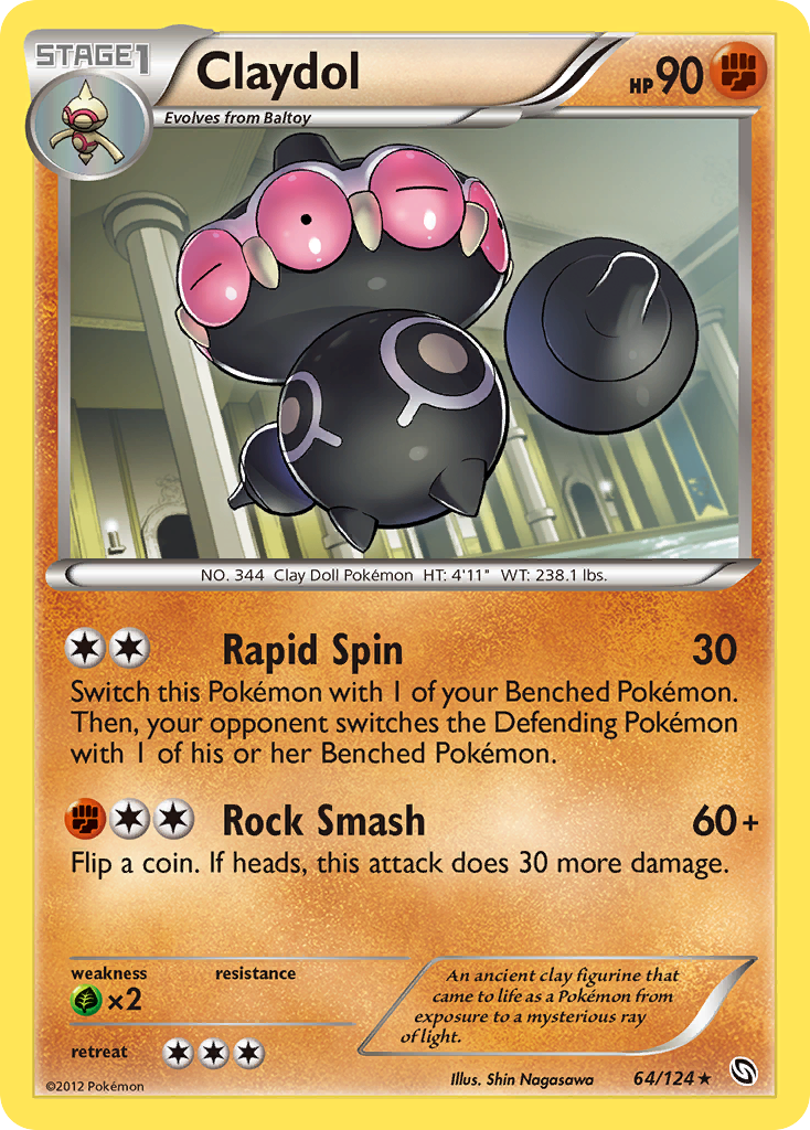 Claydol (64/124) [Blanco y negro: Dragones exaltados] 