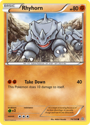 Rhyhorn (74/160) [XY: Choque primigenio] 