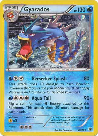 Gyarados (20/98) (Cosmos Holo) [XY: Orígenes antiguos] 