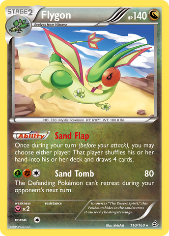 Flygon (110/160) [XY: Choque primigenio] 