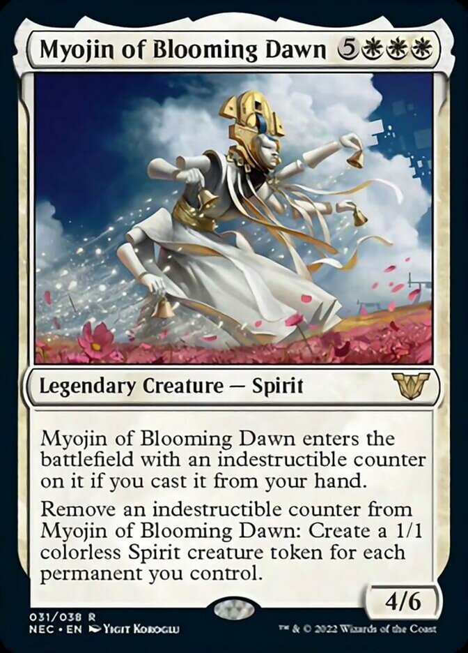 Myojin de Blooming Dawn [Kamigawa: Comandante de la Dinastía Neón] 