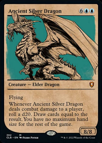 Dragón plateado antiguo (escaparate) [Commander Legends: Battle for Baldur's Gate] 