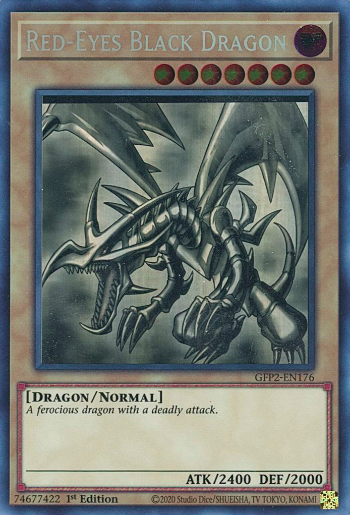 Dragón Negro de Ojos Rojos [GFP2-EN176] Fantasma Raro 