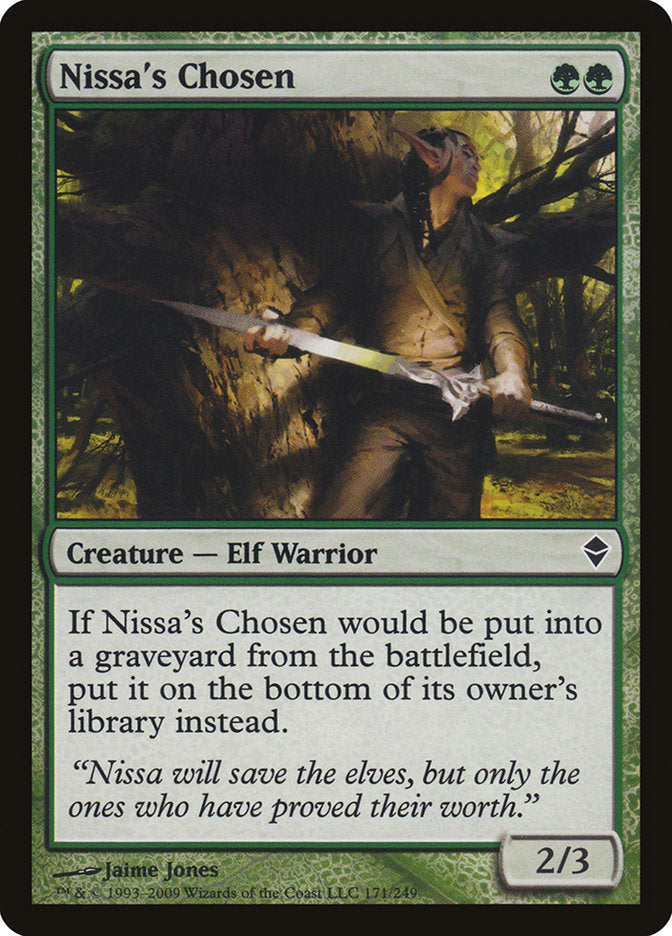 La elegida de Nissa [Zendikar] 