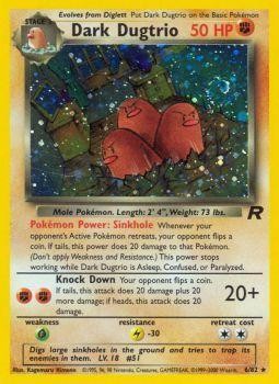 Dugtrio oscuro (6/82) [Team Rocket Unlimited] 