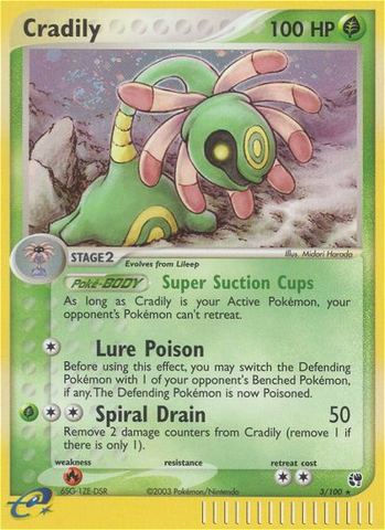 Cradily (3/100) [EX: Tormenta de arena] 