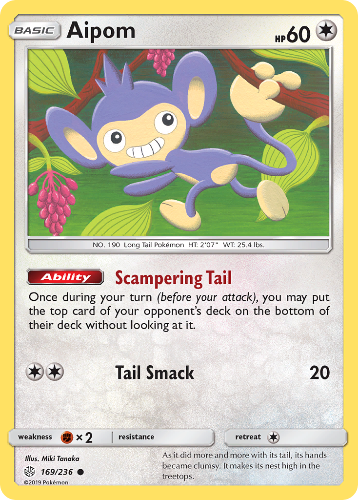 Aipom (169/236) [Sol y Luna: Eclipse cósmico] 