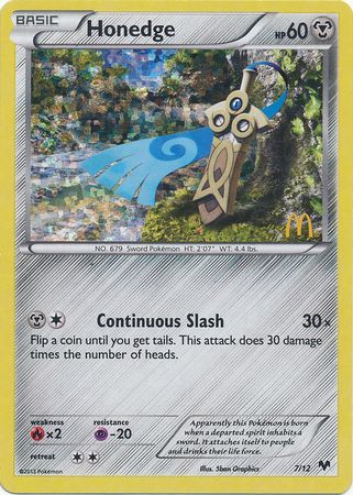 Honedge (7/12) [Promociones de McDonald's: Colección 2014] 