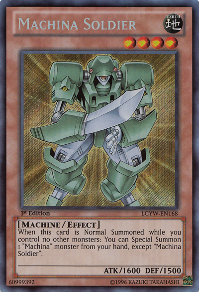 Soldado Machina [LCYW-EN168] Secreto Raro 