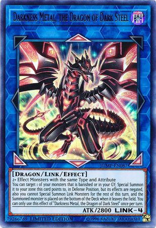 Darkness Metal, el Dragón del Acero Oscuro [JUMP-EN087] Ultra Raro 