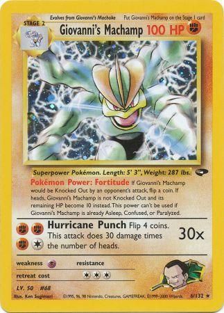 Machamp de Giovanni (6/132) [Gym Challenge Unlimited] 
