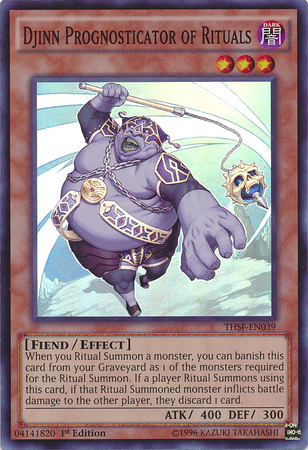 Djinn Pronosticador de Rituales [THSF-EN039] Súper Raro 