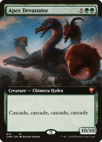 Apex Devastator (Arte extendido) [Commander Legends] 