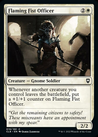 Oficial del Puño Ardiente [Commander Legends: Battle for Baldur's Gate] 
