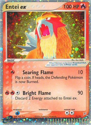 Entei ex (91/95) [EX: Equipo Magma vs Equipo Aqua] 
