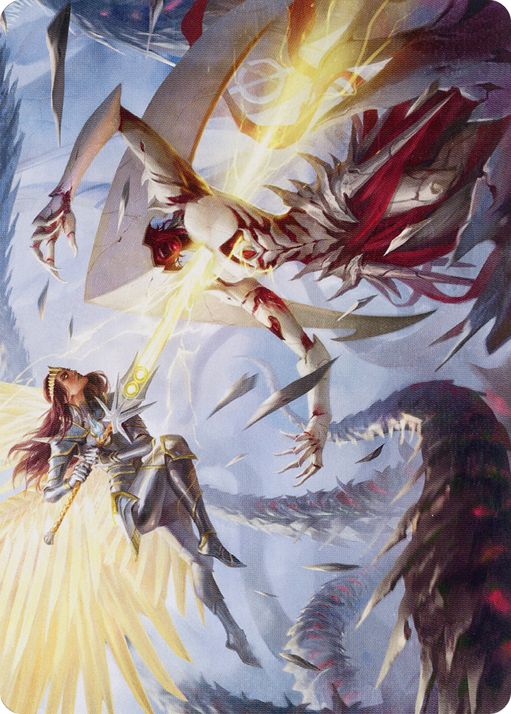 Tarjeta artística Smite de Elspeth [Serie artística March of the Machine] 