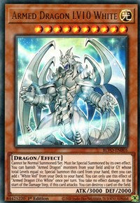Dragón Armado LV10 Blanco [BLVO-EN005] Ultra Raro 