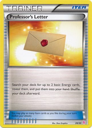 Carta del profesor (28/30) [XY: Kit de entrenador - Sylveon] 