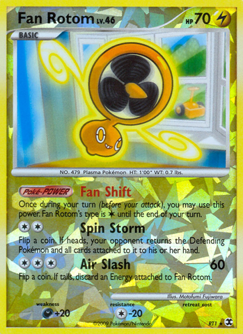 Fan Rotom (RT1) [Platino: Rivales en ascenso] 