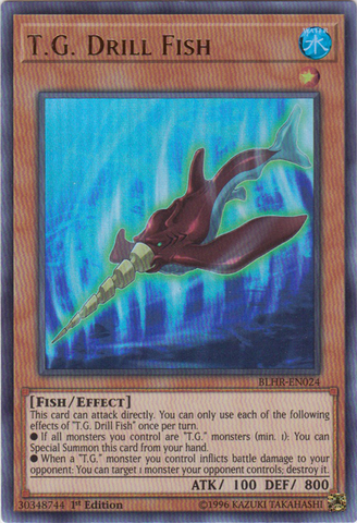Pez taladro TG [BLHR-EN024] Ultra raro 