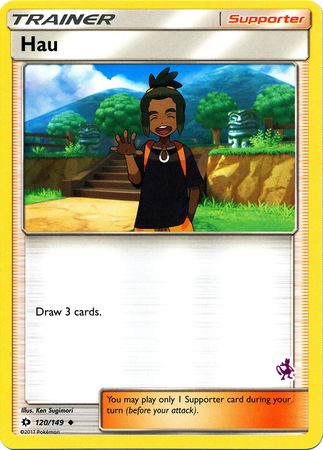 Hau (120/149) (Cubierta Mewtwo) [Academia de batalla 2020] 