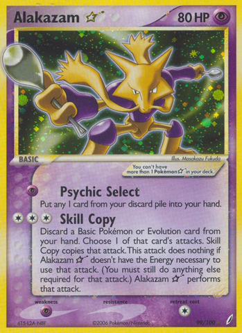 Estrella Alakazam (99/100) [EX: Guardianes de Cristal] 