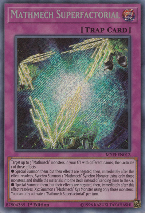 Mathmech Superfactorial [MYFI-EN012] Secreto Raro 