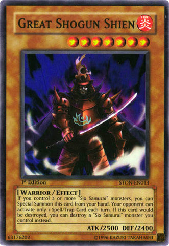 Gran Shogun Shien [STON-EN013] Súper Raro 