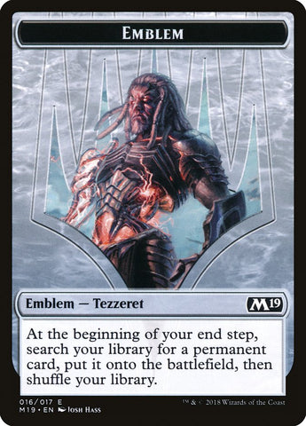 Tezzeret, emblema del maestro del artificio [fichas del conjunto básico 2019] 