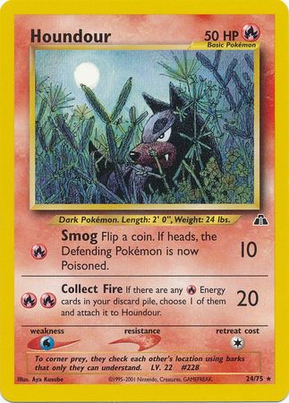 Houndour (24/75) [Neo Discovery Ilimitado] 