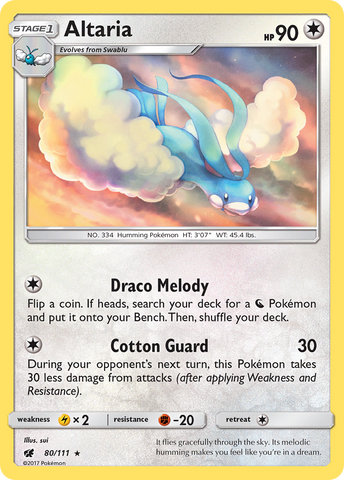 Altaria (80/111) [Sol y Luna: Invasión Carmesí] 