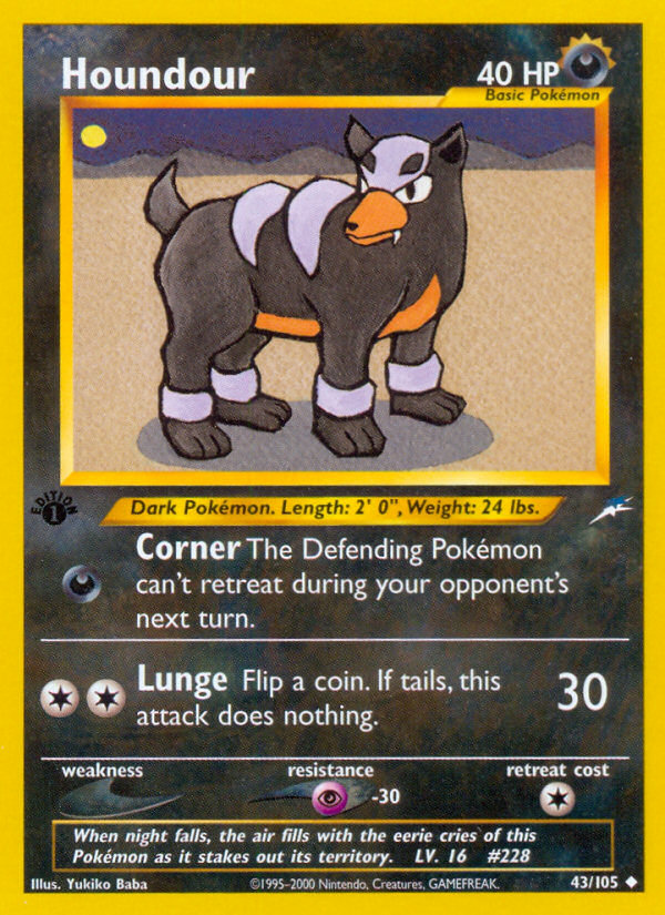 Houndour (43/105) [Neo Destiny 1.ª edición] 
