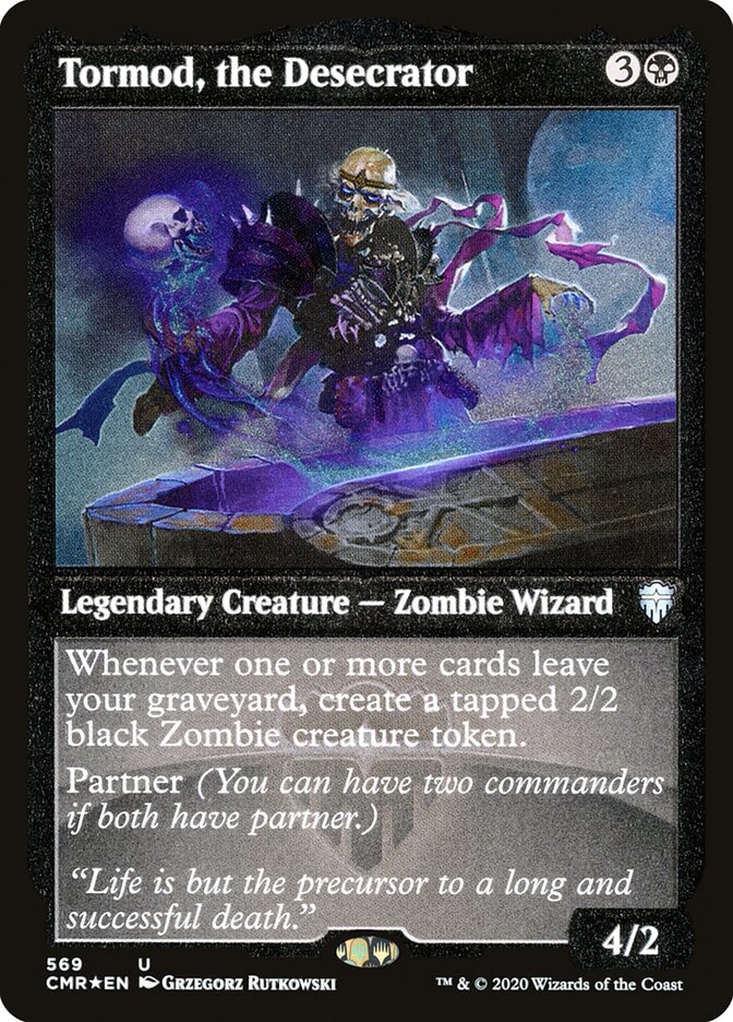 Tormod, el Profanador (Grabado) [Commander Legends] 