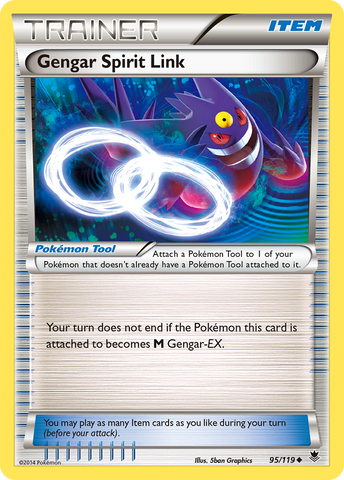 Enlace espiritual de Gengar (95/119) [XY: Fuerzas fantasma] 