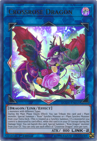 Dragón Crossrose [DUOV-EN015] Ultra Raro 