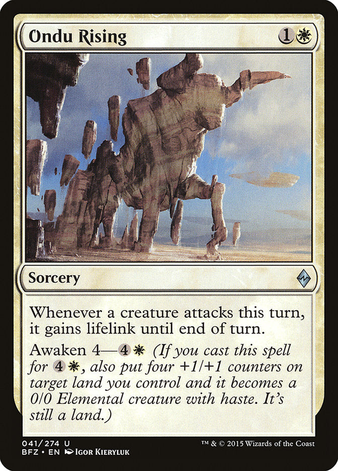 Ondu Rising [Batalla por Zendikar] 