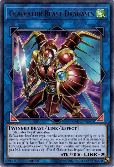 Dragasas Bestia Gladiador [CYHO-EN099] Raro 