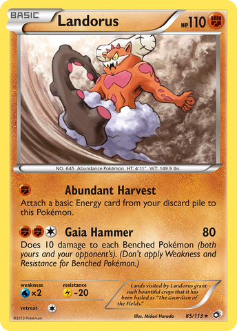 Landorus (85/113) [Blanco y negro: Tesoros legendarios] 