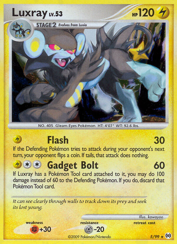 Luxray (5/99) (Exclusivo de la baraja temática) [Platino: Arceus] 