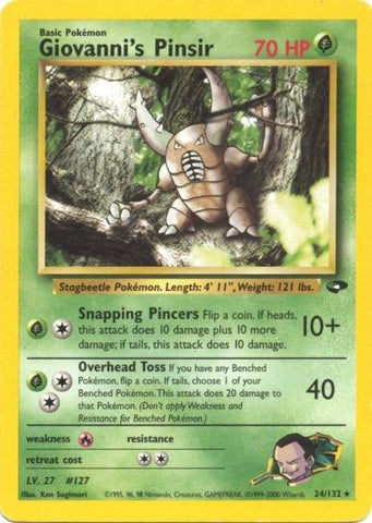 Pinsir de Giovanni (24/132) [Gym Challenge Unlimited] 